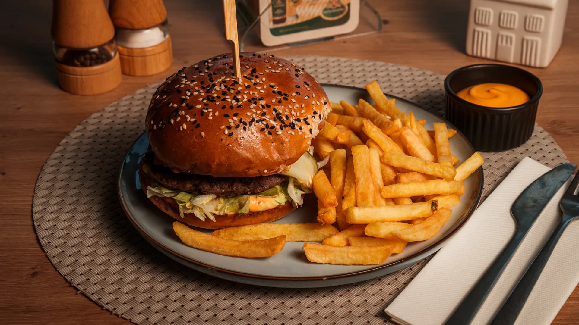 Burger Black Angus